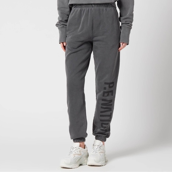 P.E Nation Gray Mid Game Graphic Jogger Trackpants - Picture 1 of 12